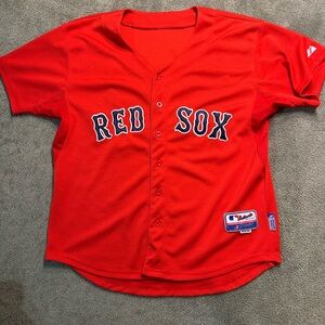 Vintage Majestic Cool Base Boston Red Sox #34 Size XL Size 48 MLB Baseball